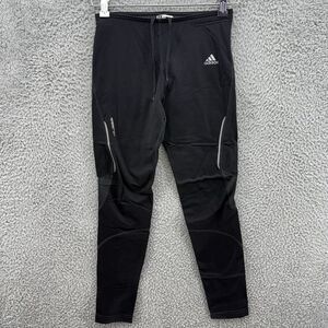 Adidas Supernova Black Active Cycling Leggings Women's S Pocket Pants Zip Ankles